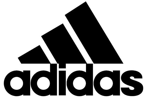Adidas black logo